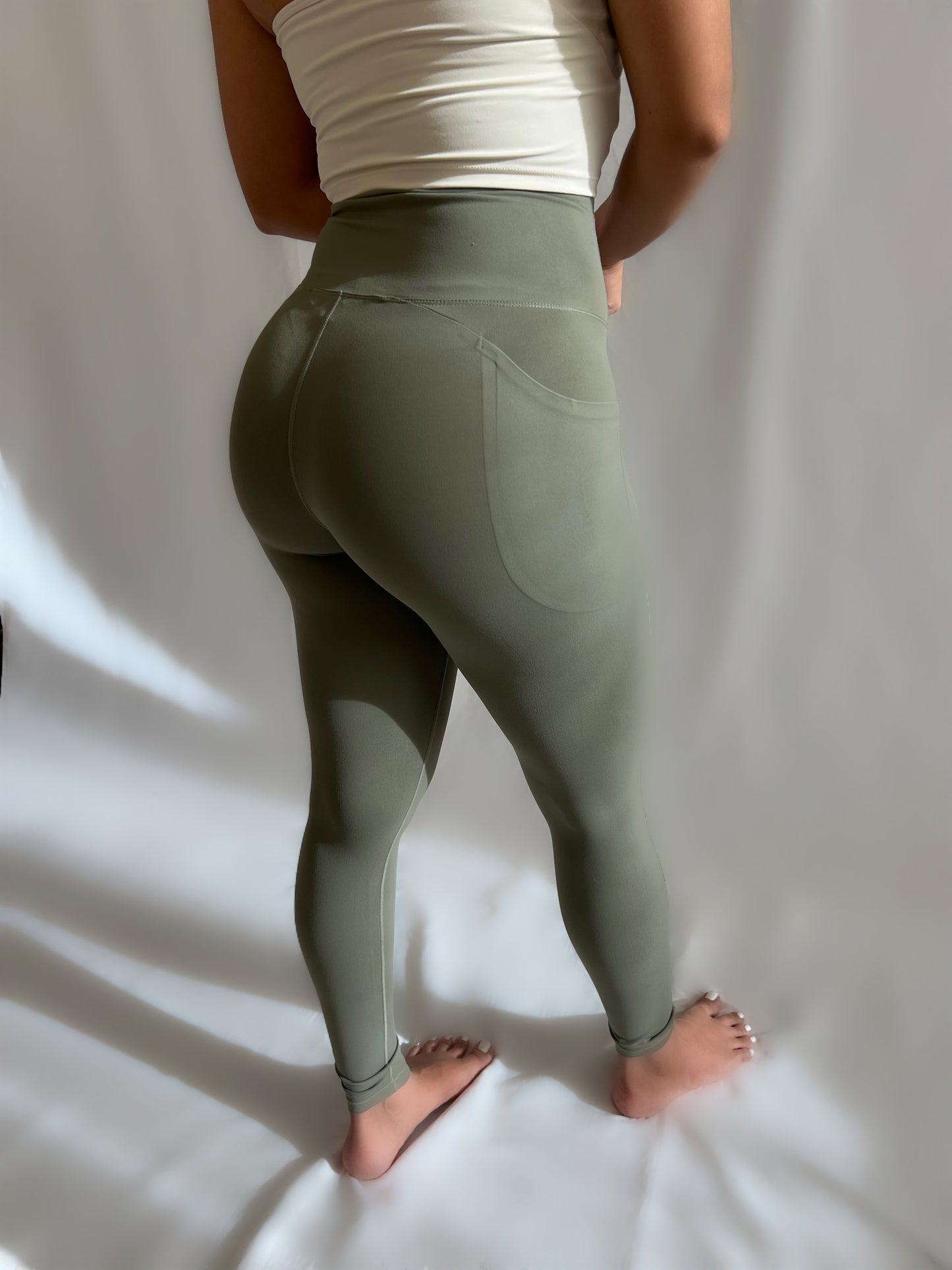 Sage green leggings