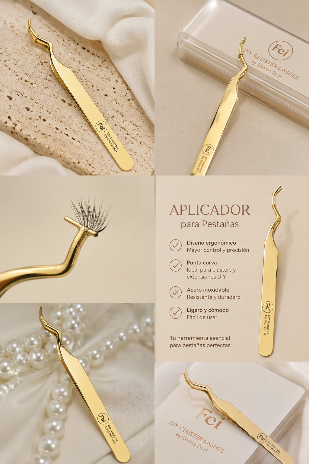 Aplicador de pestañas
